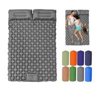 Generico Travel Air Mattress, Waterproof Inflatable Camping Sleeping Pad, Backpacking with Foldable Design, Effortless Inflation, for Hiking, Backpacking, Fishing (Gray)