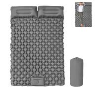 Generico Travel Air Mattress, Waterproof Inflatable Camping Sleeping Pad, Backpacking with Foldable Design, Effortless Inflation, for Hiking, Backpacking, Fishing (gray)