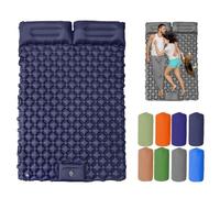 Generico Travel Air Mattress, Waterproof Inflatable Camping Sleeping Pad, Backpacking with Foldable Design, Effortless Inflation, for Hiking, Backpacking, Fishing (Blue B)