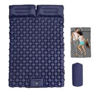 Generico Travel Air Mattress, Waterproof Inflatable Camping Sleeping Pad, Backpacking with Foldable Design, Effortless Inflation, for Hiking, Backpacking, Fishing, Lightweight & Portable (Navy Blue)