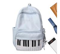 Generico Travel Backpack - Piano Print Large Capacity Pack - Lightweight Travel Backpack - for Laptop Hiking College Airplane Students Daily