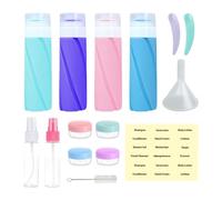 Generico Travel Bottles, Small Liquid Spray Bottles Set for Empty Conditioner, Leak-Proof Container with Travel-Friendly Design for Luggage Shower Vacation Road Trip Body Wash Face Cream