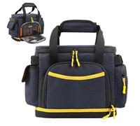 Generico Travel Charging Cable Organizer, Portable Power Station Storage Case, Shockproof Electronics Carrying Pouch, Durable Oxford Cloth Bag, Compact & Lightweight For Camping & Travel, Black