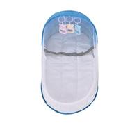 Generico Travel Crib for Kids, Foldable Washable Reusable Portable Cot with Canopy, Lightweight Travel Bed for Picnic, Family Outings, City Touring, Boys Girls