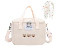 Generico Travel Diaper Tote Bag, Cute Nappy Storage, Large Capacity Bag with Sturdy Insulation Layer Design, Accessory with Compact Ergonomic Structure, Adjustable Compartment System, Diaper Tote