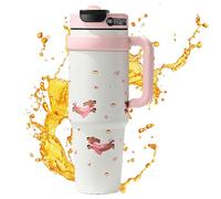 Genérico Travel Mug - Water Bottle | Insulated Tumblers | 1000 ml Vacuum Insulated Tumbler, Insulated Water Bottle, Leakproof Double Wall Tumbler, Reusable Coffee, Cupholder Iced Coffee Cup