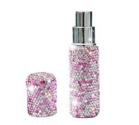 Generico Travel Perfume Atomizer Set - Sparkling Refillable Scent Sprayer Case, Compact Cosmetic Dispenser Holder, Lightweight Pocket Container | Weekend Getaway, Handbag Organization,