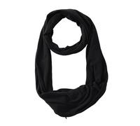 Generico Travel Scarf, Zipper Pocket Scarf, Hidden Storage Cloth, Lightweight Neck Wrap, Secure Needs Holder, Ideal for Airplane Outdoor Use, 70.87x9.84 Inches, Black Color, 1 Piece