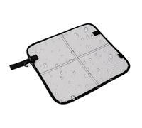 Generico Travel Seating, Hydrophobic Utility, Lightweight Pocket Device, Absorption, Comfort Management, Recreation Equipment, Hiking Trail Airplane Voyage 40 by 30 Cm