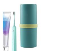 Generico Travel Toothbrush Case - Smooth Waterproof Storage, ABS with Secure Closure for Tooth Brush Carrier Family Friends Home Camping Trip Gym Dorm Hotel School Daily Use