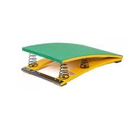 Generico Traversa Elastica per Ginnastica Resistente, traversa Elastica Curva Portatile, tavola Elastica per Allenamento a casa, a Scuola, Palestra (Verde, 80x50x20 cm)