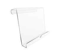 Generico Treadmill Book Stand, Acrylic Tablet Mount, Adjustable Clamp Bracket, Desk Attachment Design, Ideal for Fitness Exercise, Stationary Steppers, and Study at the Gym, 6.3x7.1x2.5in