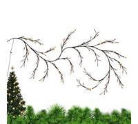 Generico Tree Branch Lights For Wall - Plug-In Illumination Remote Set | | Dimmable LED Twig Garland Long-Tail Flexible Willow Vine Fairy Light Indoor Room Bedroom Accent Party Wedding Decor