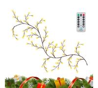 Generico Tree Lights For Wall 8-Mode Remote | Control Willow Vine Lamp | Control Willow Vine Lamp - USB Plug-In PP Decorative Night Light with 72-96 LEDs, Remote, and 8 Modes for Bedrooms and Partie