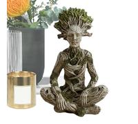 Generico Tree Spirits Figures - Handcrafted Decorative Figurines for Home Garden | Resin Material with Detailed Carving, Mystical Design for Desktop, Shelf, or Outdoor Decoration