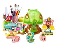 Generico Treehouse Playset - Cute Forest Treehouse With Bunny Figurine