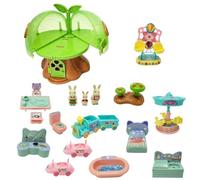 Generico Treehouse Toy Set - Learning Forest Treehouse with Bunny Sculpture