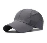 Generico TrekAir Sport cap, Breathable Quick-Dry Mesh Hat, Lightweight Sun Protection, for Various Outdoor Sports (Dark Gray)