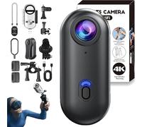 Generico Treklon Body Camera, Stallionframes 4k Mini Handsfree Bodycam, 2025 New POV Camera, HD 1080p/4k Pocket Action Cam, 170° Wide Angle for Cycling, Diving, Skiing (Black-1080P)