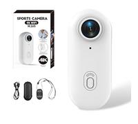 Generico Treklon POV Camera, 2025 New Treklon Body Camera, Stallionframes 4K Thumb Action Cameras, Hd 1080p/4k Pocket Action Cam, for Cycling, Diving, Travel, Fishing (White 1080p,128G)