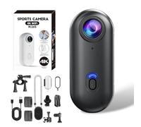 Generico Treklon POV Camera, 2025 New Treklon Body Camera, Stallionframes 4K Thumb Action Cameras, Hd 1080p/4k Pocket Action Cam, for Cycling, Diving, Travel, Fishing (Black 4K,128G)