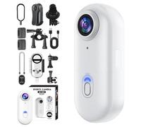 Generico Treklon POV Camera, 2025 New Treklon Stallion Frames Body Camera, Stallionframes 4K Thumb Mini Handsfree Action Bodycam, 170° Wide Angle, Wearable Video Recording (White,1080,Standard)