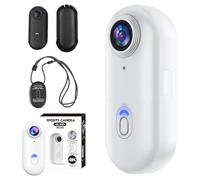 Generico Treklon POV Camera, 2025 New Treklon Stallion Frames Body Camera, Stallionframes 4K Thumb Mini Handsfree Action Bodycam, 170° Wide Angle, Wearable Video Recording (White,1080,Simple)