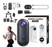 Generico Treklon POV Camera, Treklon 4S Body Camera, HD 1080p/4K Mini Wearable Action Body Cam for Work, Travel, Cycling, Pet Walking & Outdoors Activities (Black,1080P)