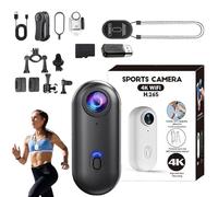 Generico Treklon POV Camera, Treklon 4S Body Camera, HD 1080p/4K Mini Wearable Action Body Cam for Work, Travel, Cycling, Pet Walking & Outdoors Activities (Black,4K)