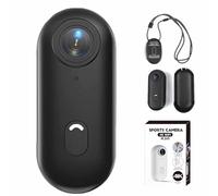 Generico Treklon POV Camera, Treklon 4s Body Camera, HD 1080p/4K Mini Wearable Body Adventure Action Cameras, for Cycling, Diving, Ski (Black,1080P)