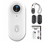 Generico Treklon POV Camera, Treklon 4s Body Camera, HD 1080p/4K Mini Wearable Body Adventure Action Cameras, for Cycling, Diving, Ski (White,1080P)
