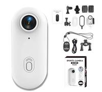Generico Treklon POV Camera, Treklon 4s Body Camera, HD 1080p/4K Mini Wearable Body Adventure Action Cameras, for Cycling, Diving, Ski (White,4K)