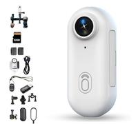 Generico Treklon POV Camera, Treklon Body Camera, Wearable Sports Cameras, Thumb Size Cam, 4k Pocket Action Cam, 170° Wide Angle, for Recording, Travel Vlog, Work (White 4K,32GB)