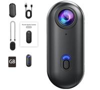 Generico Treklon POV Camera, Treklon POV Camera, the snap cam, 4k Portable Wearable Sports Cameras, Wearable Video Recording, Magnetic Thumb for Cycling, for Work&Travel&Pet Walking (black A,1080P)