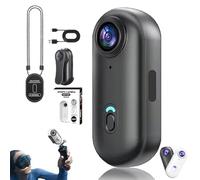 Generico Treklon - Treklon 4S Body Camera, 2025 New 1080P/4K Treklon POV Camera, with Ip68 Waterproof Wearable Action Mini Cam, for Pet Walking & Outdoors Activities (1080P Black-A,128G)