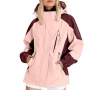 Generico Trench Donna Corto Nera Invernali Jacket Autunnale Impermeabili per Getta Cappotto Impermeabile Rain Giacca per La Pioggia Donna Tuta Antivento Running S