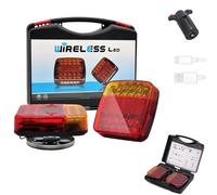 Generico Trendfetchus Wireless Tail Lights, 3-In-1 Trendfetchus Wireless Tail Lights, Trendfetchu Car Led Trailer Light, Shock-Resistant & IP67 Waterproof, for Truck, Boat, Car, Trailers (1set)