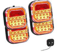 Generico Trendfetchus Wireless Tail Lights, Trendfetchus Car LED Trailer Lights, Indicator & Tail Lights for Vehicles, Waterproof Trailers Lights for Boat, Truck, Rv Turn Signal (4 pcs)