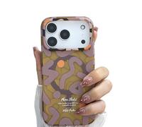 Generico Trendy Graffiti Pattern for Magnetic Case, Full-Coverage Ultra-Thin Graffiti Pattern Phone Case, Drop-Proof and Shockproof for IPhone 17/16/15/14 Pro Max (Orange,For 16 Plus)