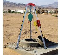 Generico Treppiede di Salvataggio, Attrezzatura di Sollevamento e Salvataggio, treppiede di Soccorso antincendio, treppiede antincendio per impieghi gravosi, Kit treppiede di Salvataggio di Emergenza