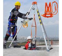 Generico Treppiede di Salvataggio, Attrezzatura di Sollevamento per Il Salvataggio, treppiede per Il Salvataggio antincendio, treppiede antincendio per impieghi gravosi, Kit treppiede per spazi confi