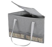 Generico Triangle Hanger Bag - Space Saving Tidy Foldable Container Bin With Handles | High-quality Oxford Cloth Drying Rack Organizer Box | For Closet Laundry Room Wardrobe Bedroom Household Home