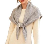 Generico Triangle Shawl - Wool Free Size | Soft Warm Wrap Scarf, Fashion Wool Neckerchief, Lightweight Winter Shawl | For Travel Birthday Christmas Fall Winter Autumn Girl Outfit Styling Use