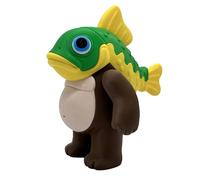 Genérico Trippi Troppi - Figura Articolata XL 11 cm Brainrot Italian Memes - Orso con Testa di Pesce Brain Rot Memes Italiani Virales - Bambola Tung Tung Tung Sahur, Capuccinno Assasino