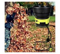Generico Trituratore Elettrico per Compostaggio,Rapporto Riduzione 17:1 | Macchina Per Triturare Foglie,Erba,Riduce I Rifiuti Del Giardino In Sostanza Organica Fertile(Powercordx 10m)