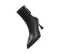 Generico Tronchetti Donna Invernali Eleganti, Stivali Invernali Donna Morbidi Bassi, Boots Comoda Scarponcini con Tacco Alla Classici Stivali Alla Moda da Donna Vintage Neri Stivali Donna