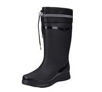 Generico Tronchetti Donna Invernali Eleganti Stivali Neve con Tacco a Zeppa Stivaletto Wide Fit Plateau da Passeggio Stivaletti Motociclista Bassi Comodi