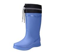 Generico Tronchetti Donna Invernali Eleganti Stivali Neve con Tacco a Zeppa Stivaletto Wide Fit Plateau da Passeggio Stivaletti Motociclista Bassi Comodi
