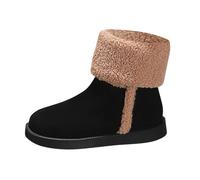 Generico Tronchetti Donna Invernali Eleganti Stivali Trekking Morbidi e Confortevoli Stivaletto Wide Fit Con Plateau da Passeggio Stivaletti All'Aperto Comodi