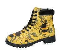 Generico Tronchetti Estivi Donna Stivali Donna Antiscivolo Stivaletti Con Lacci Comodi Eleganti Stivaletto Leggero Antivento Robusti Versatili Stivali Pioggia Estivi Traforati Morbidi Giallo 42